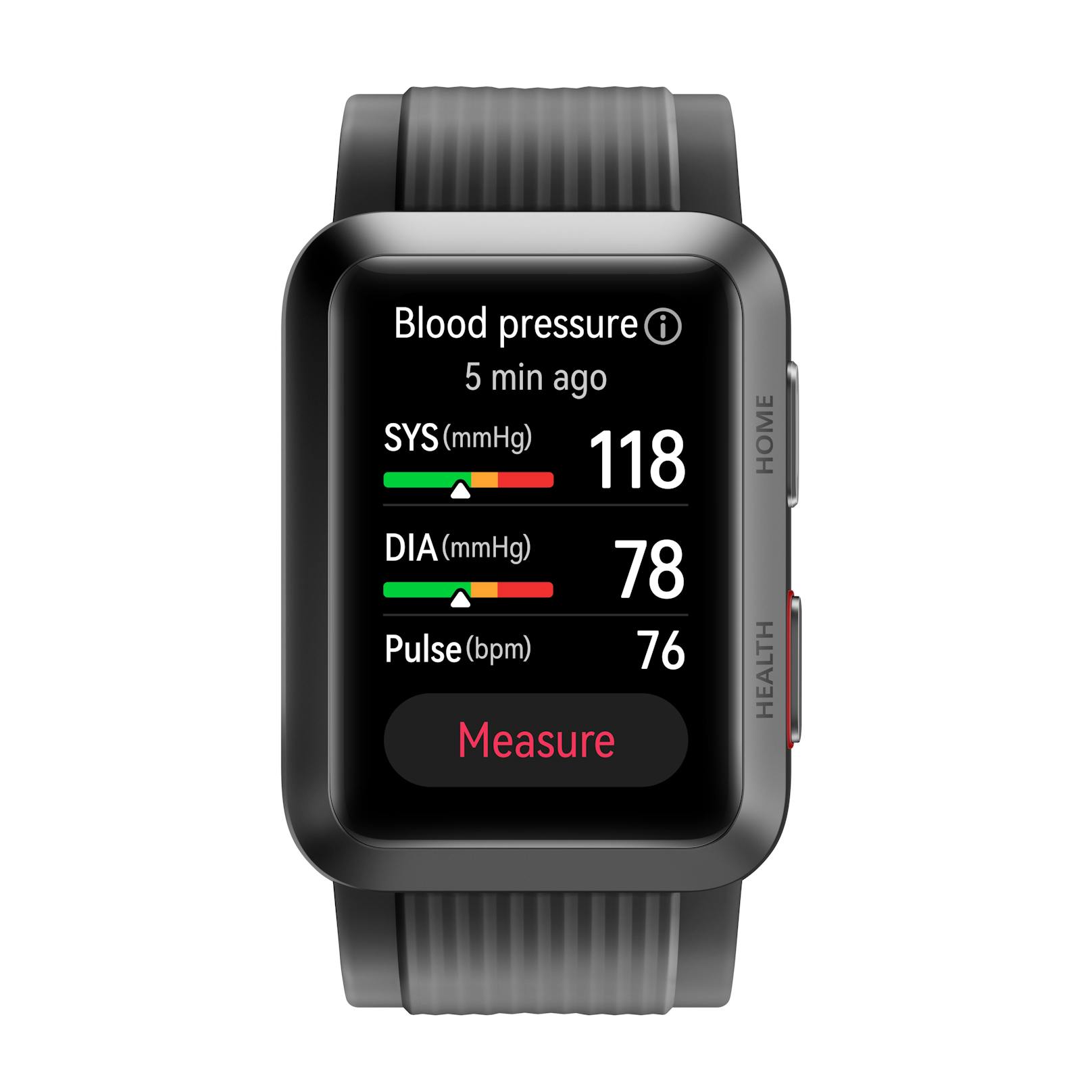 ...die auch ein innovatives System zur Messung des Blutdrucks enthält", so Huawei.&nbsp;So enthält die Huawei Watch D ein umfassendes System zur Messung des...