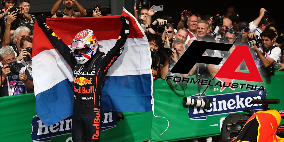 Max Verstappen jubelt in seiner Heimat.