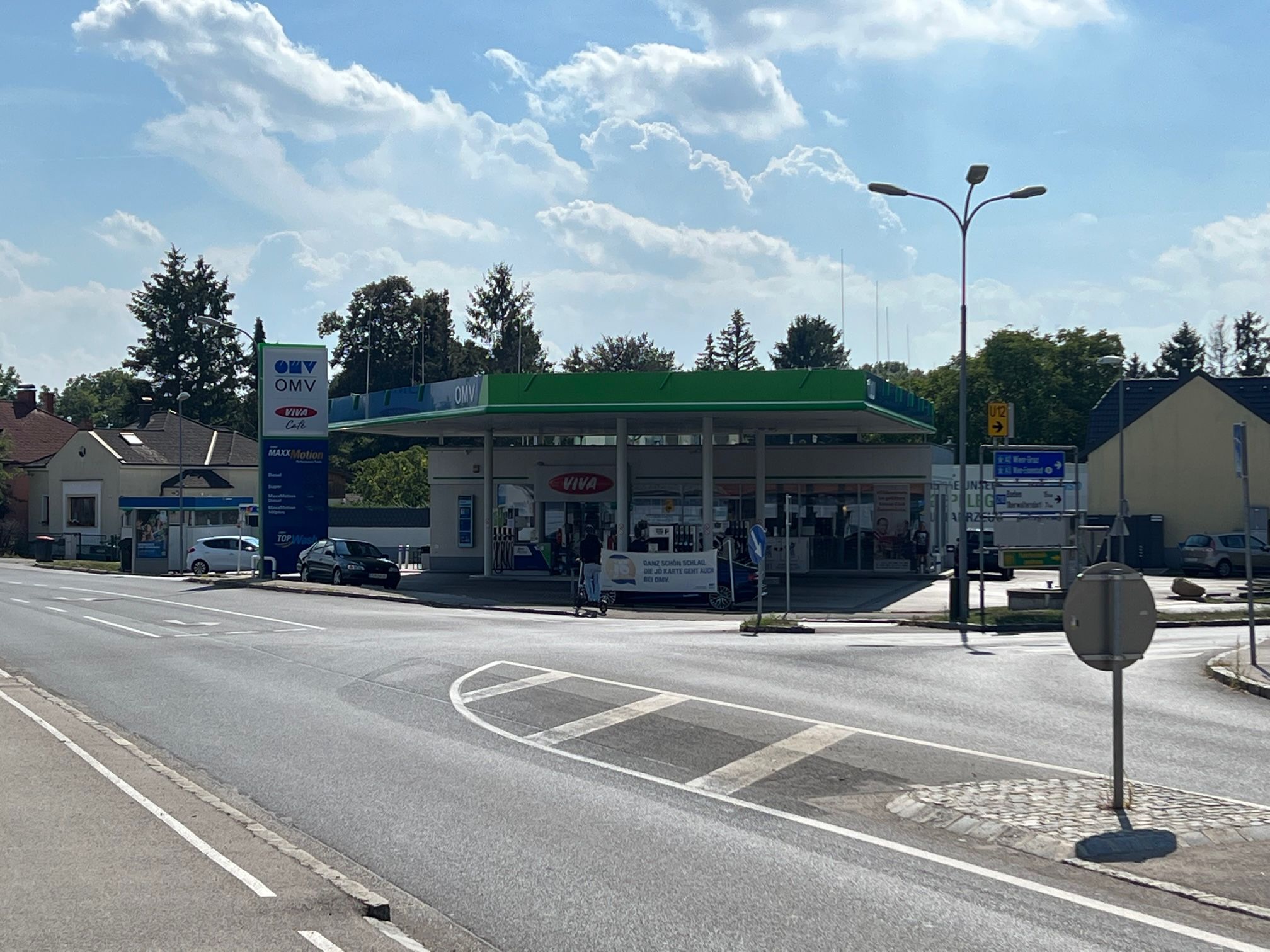 Tankstelle in NÖ ist der normale Diesel ausgegangen.