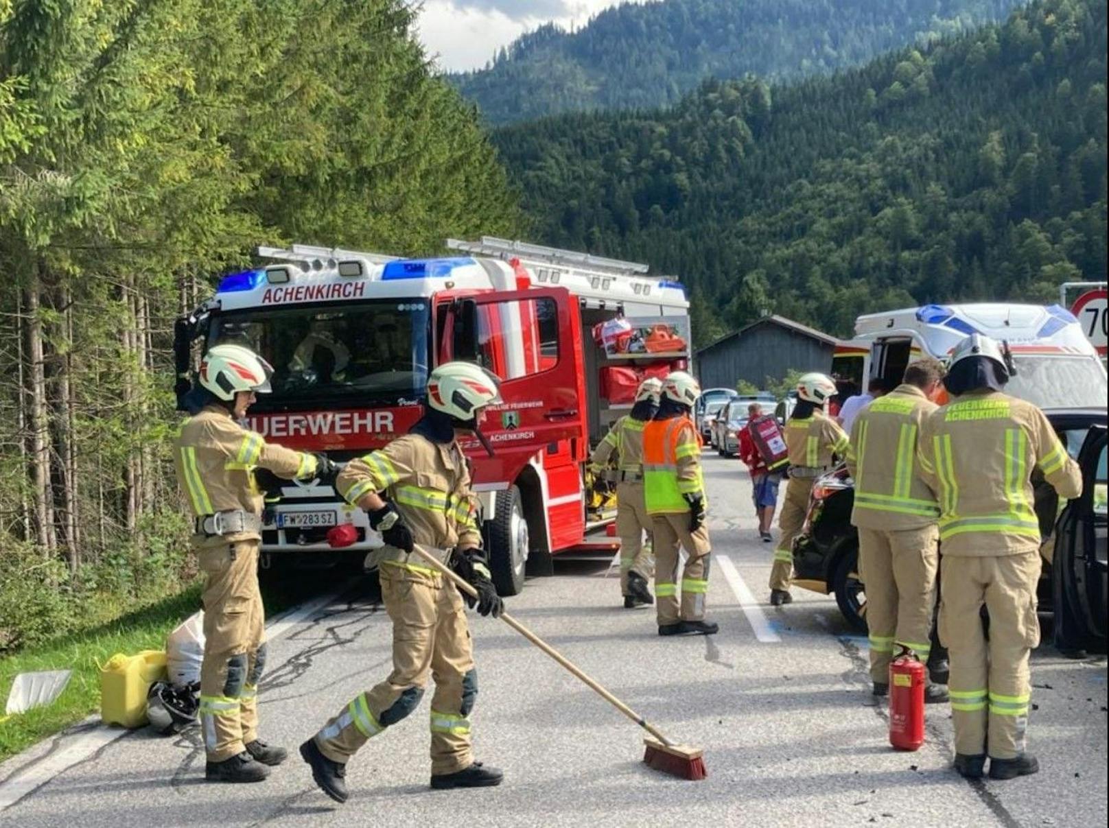 Am Montag (05.09.2022) kam es in Achenkirch in Tirol zu einem schweren Verkehrsunfall.
