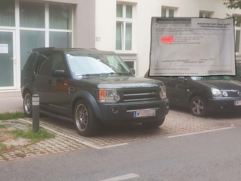 Dieser SUV-Lenker kassierte eine Strafe. 