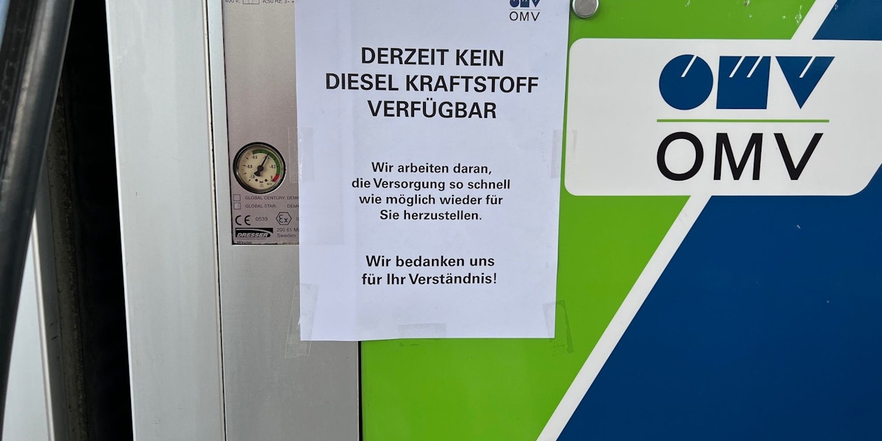 Kein Diesel mehr auch erste Schwierigkeiten in OÖ Heute.at