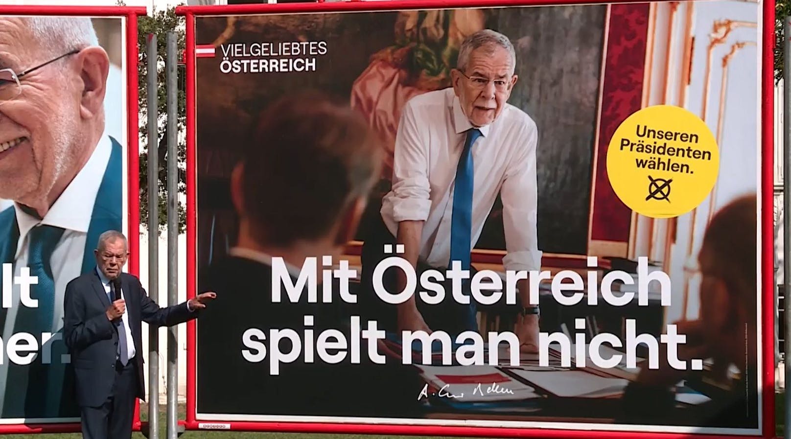 "Mit Österreich spielt man nicht" – Van der Bellen lehnt ein Spielen mit dem Gedanken eines "Öxits" klar ab. 