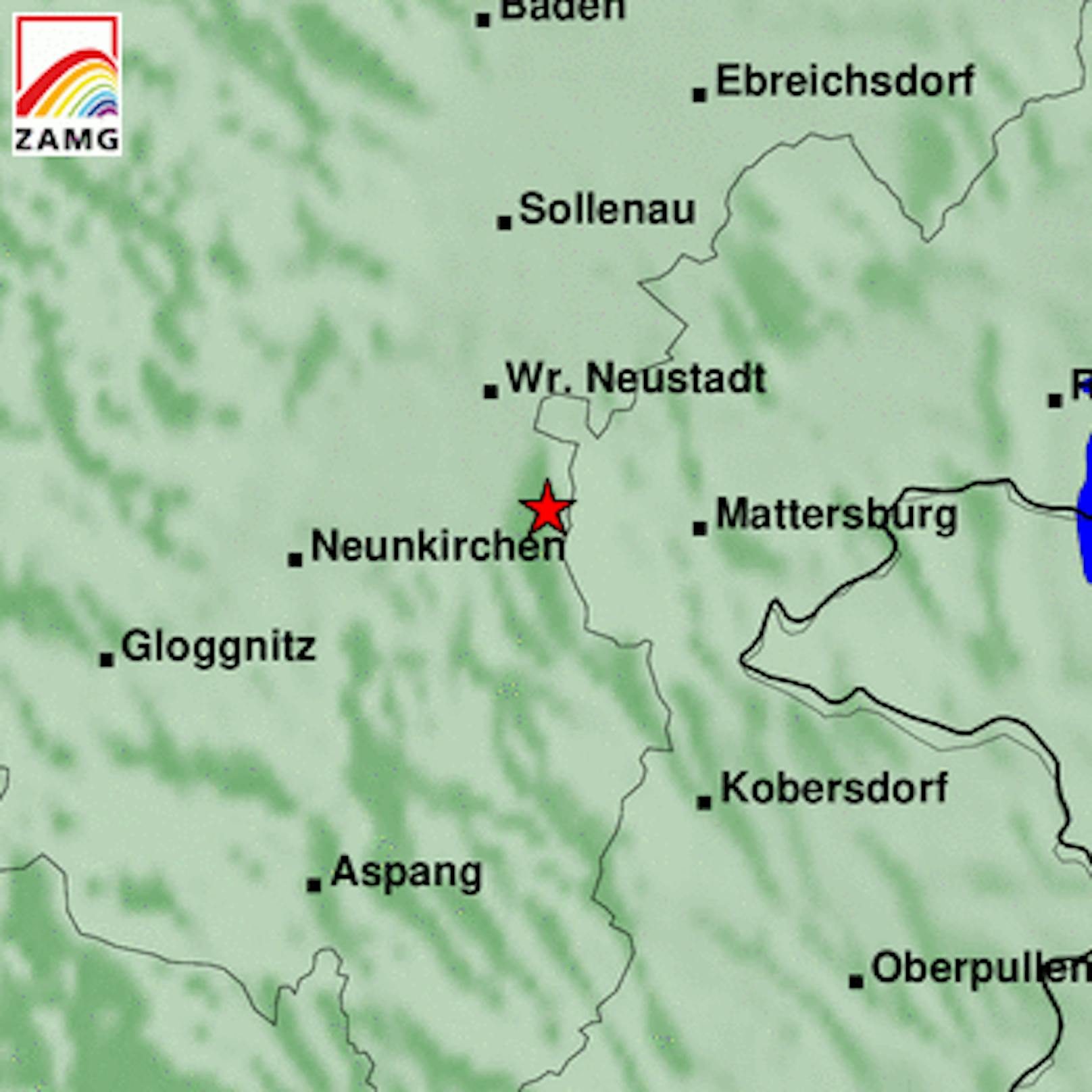 Im Raum Wr. Neustadt war das Erdbeben leicht spürbar.
