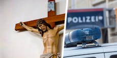 Jesus vom Kreuz gestohlen – Polizei sucht die Täter