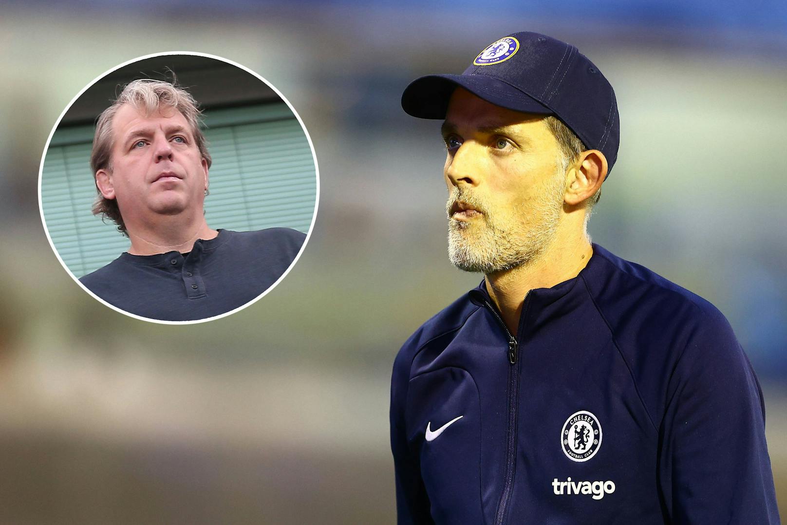 Chelsea-Besitzer Todd Boehly (l.) und der entlassene Trainer Thomas Tuchel sollen kein gutes Verhältnis gepflegt haben.