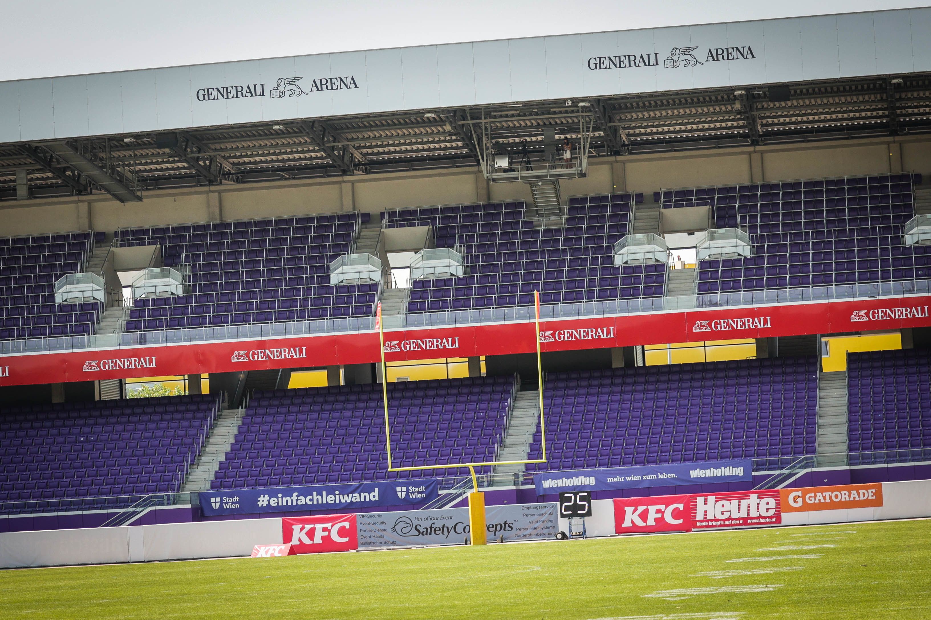 Die Vienna Vikings können ihr Halbfinale nicht in der Generali-Arena austragen. 