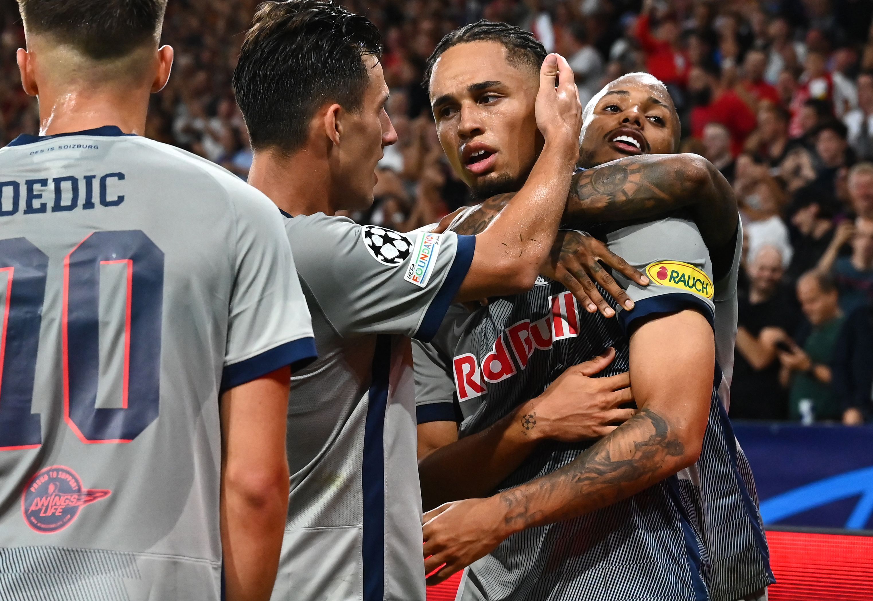 Noah Okafor und Co. haben gegen Milan eine bärenstarke leistung abgeliefert. 