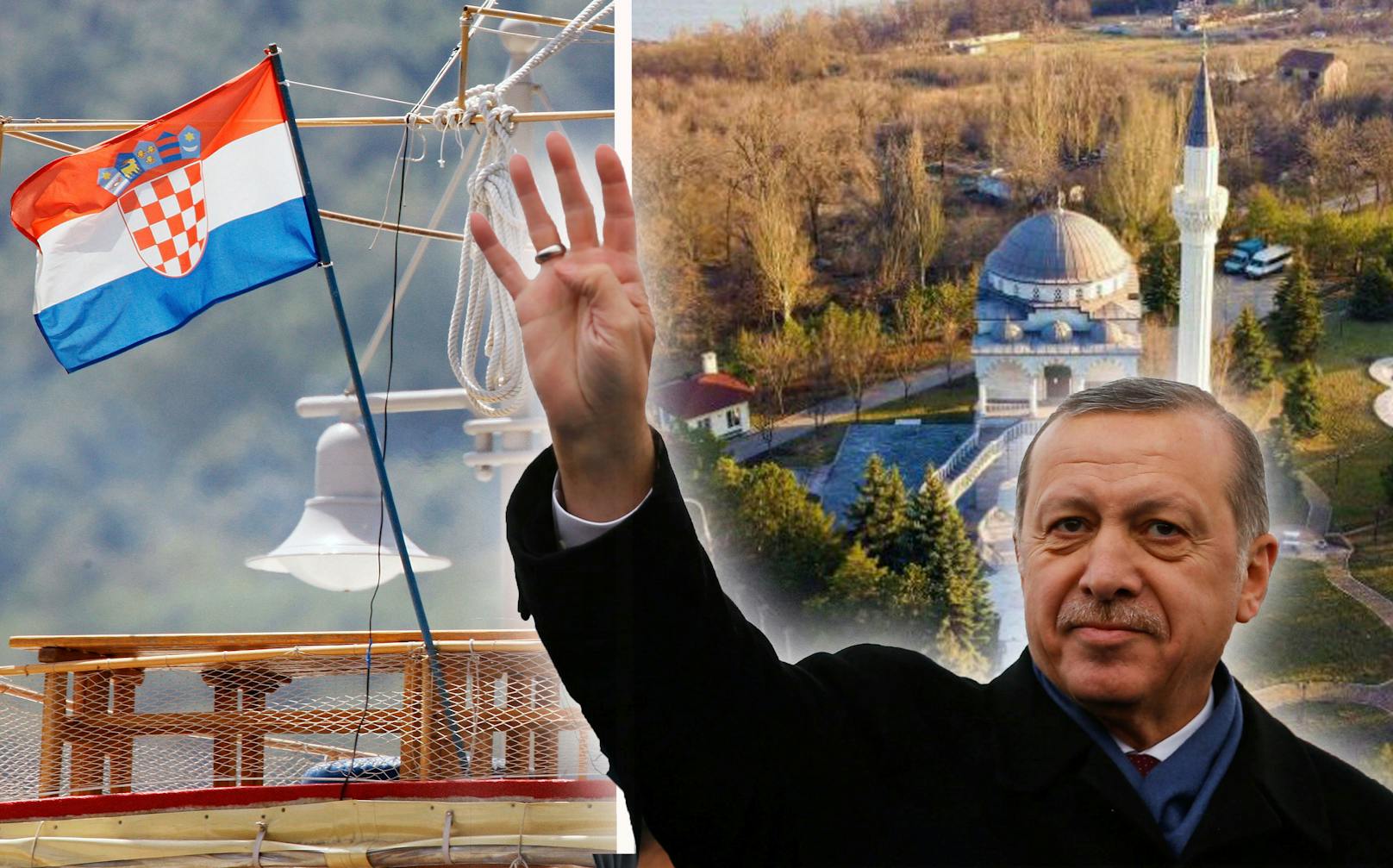 Erdogan eröffnet neue Moschee in Kroatien
