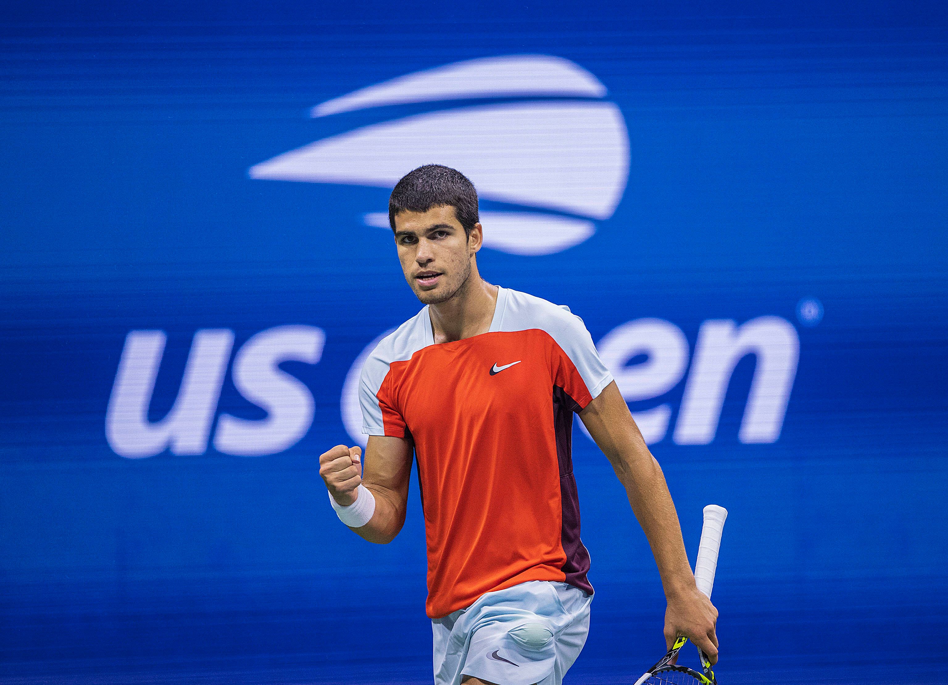 Carlos Alcaraz steht im Halbfinale der US Open. 