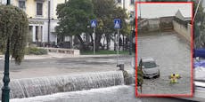 Hochwasser Alarm! Tourismusstadt Grado überflutet