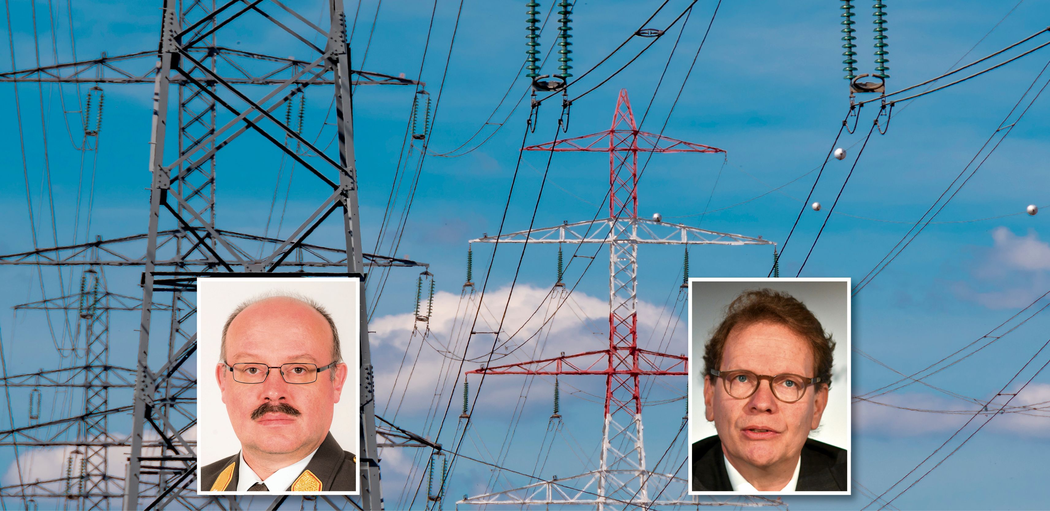 Beim Blackout-Gipfel in NÖ mit dabei: Martin Jawurek (NÖ Militärkommandant, l.) und EVN-Vorstandsdirektor Stefan Szyszkowitz