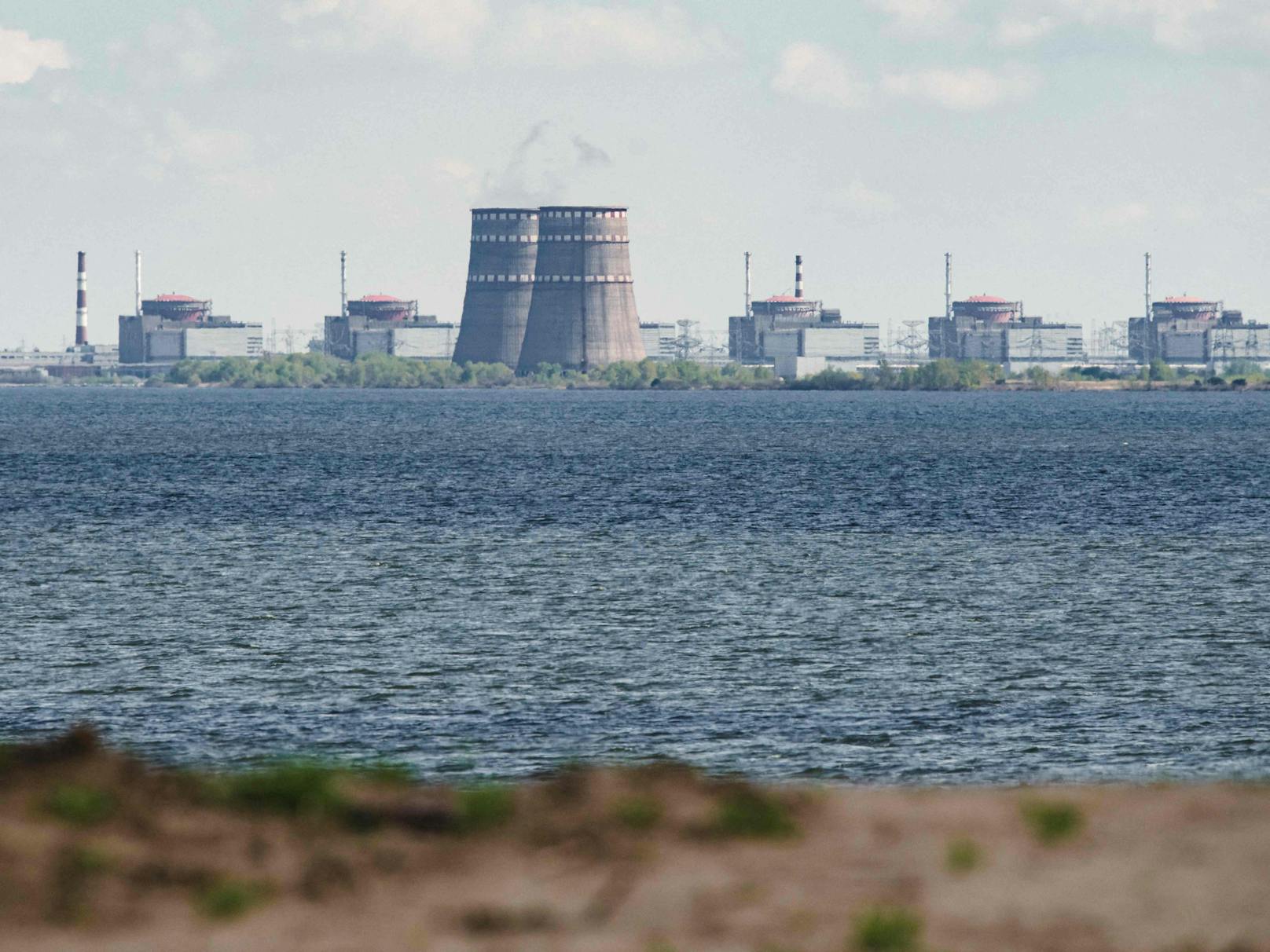 Immer wieder ist das ukrainische Atomkraftwerk Saporischschja Ziel von Angriffen.
