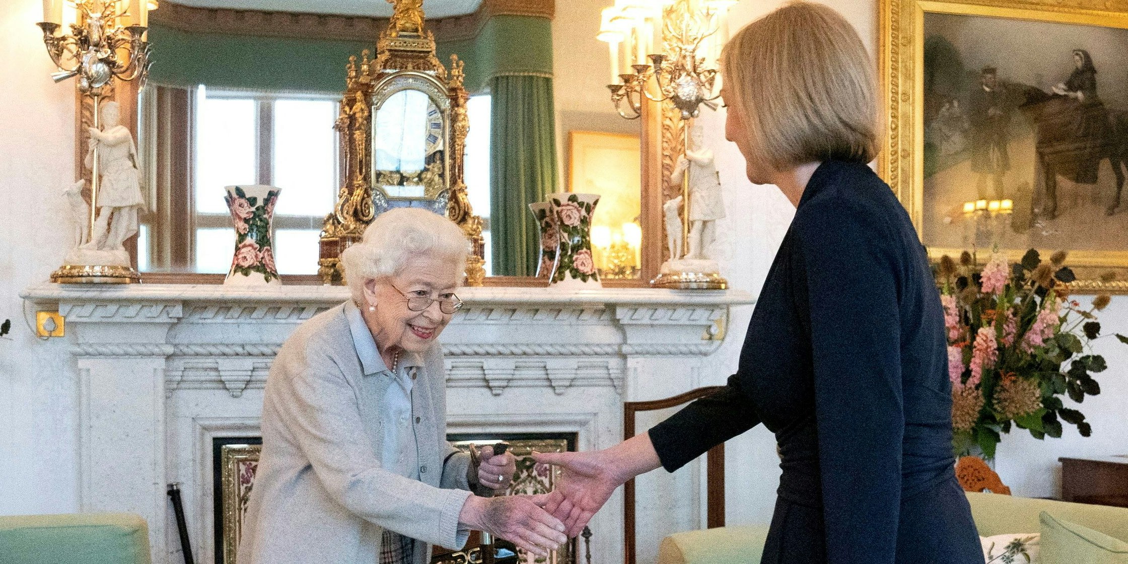 Queen Elizabeth II. traf die britische Premierminister Liz Truss Am Dienstag.