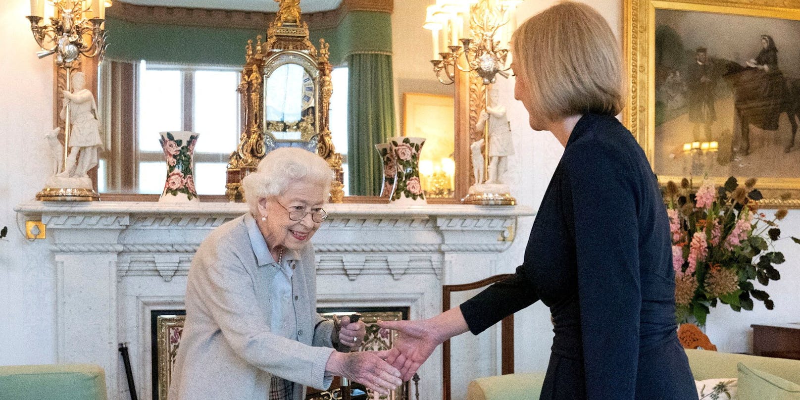 Queen Elizabeth II. traf die britische Premierminister Liz Truss Am Dienstag.