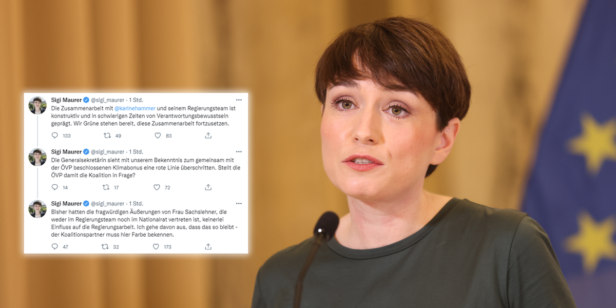 Sigi Maurer geht davon aus, dass die "fragwürdigen Äußerungen von Frau Sachslehner keinerlei Einfluss auf die Regierungsarbeit" haben.