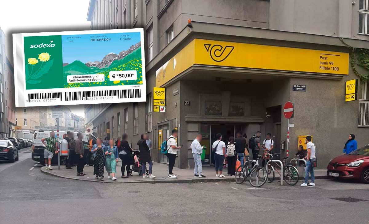 Die Klima-Gutscheine müssen sich viele bei der Post abholen.