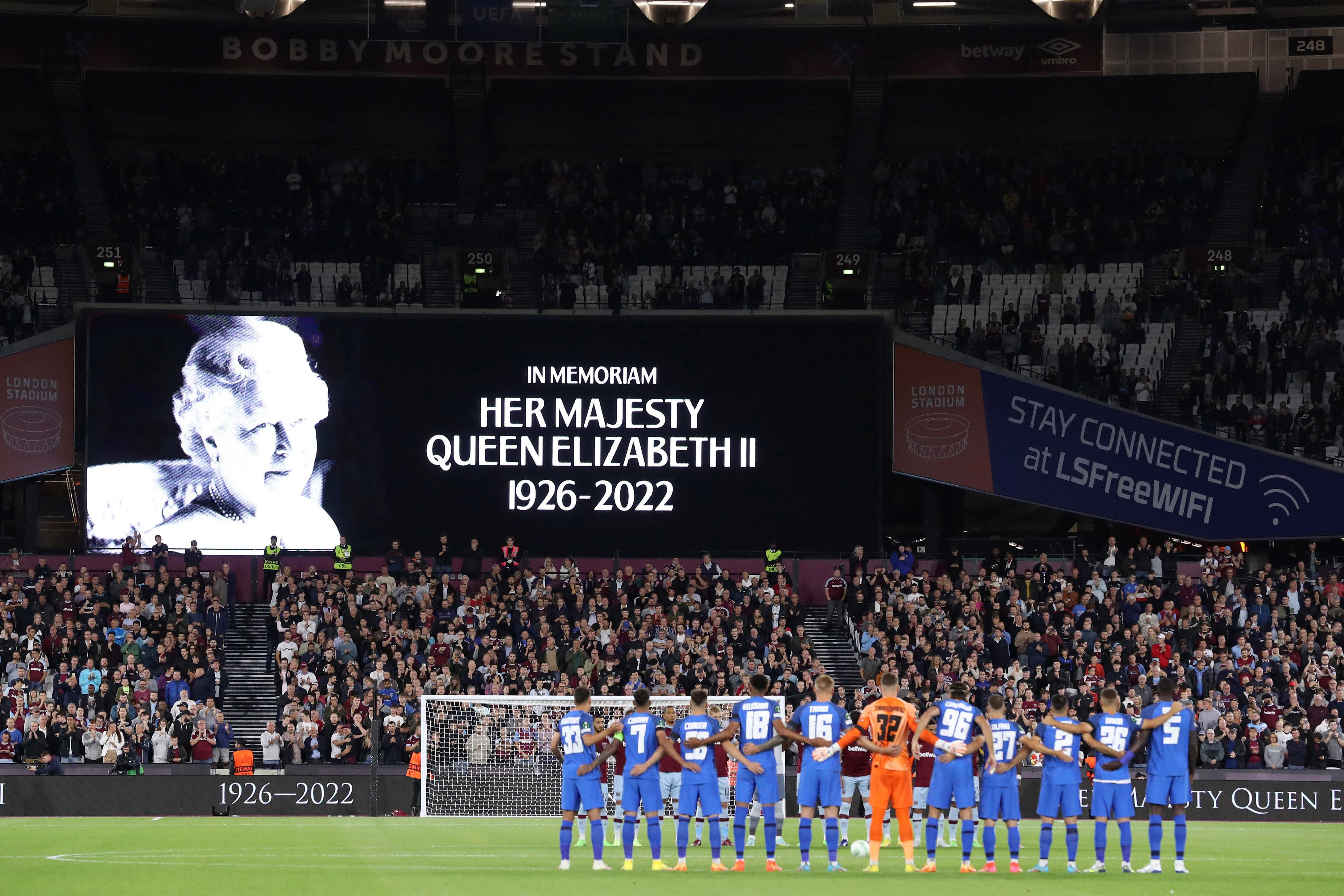 Die Sportwelt reagiert auf den Tod der Queen. 