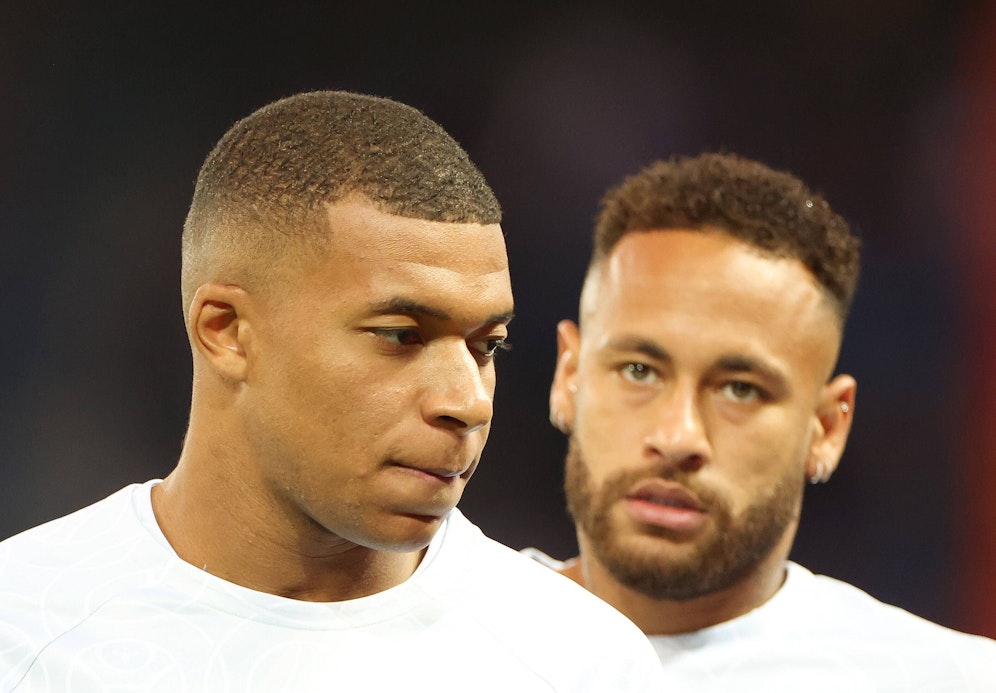 Zwischen Kylian Mbappe und Neymar herrscht dicke Luft.