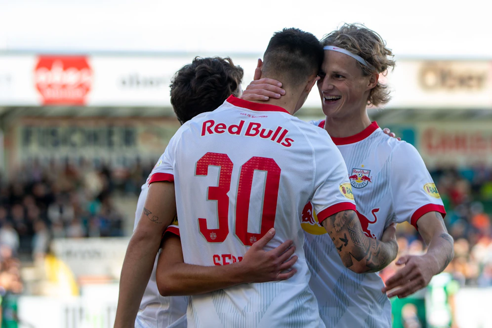 Salzburg feiert in Ried einen 3:0-Erfolg. 