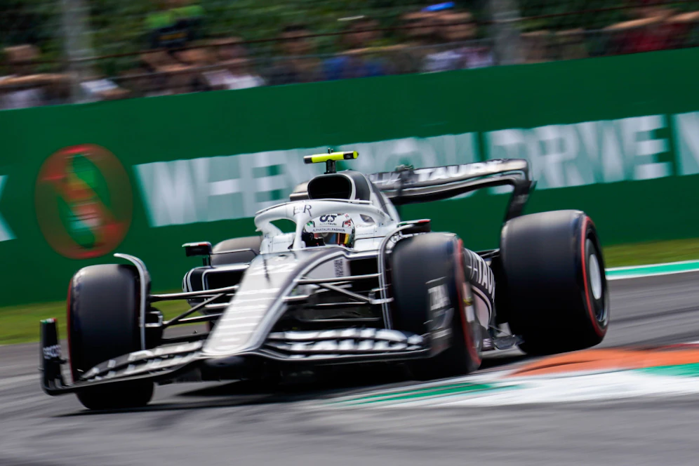 Yuki Tsunoda hat in Monza gleich drei Startplatz-Strafen aufgebrummt bekommen.
