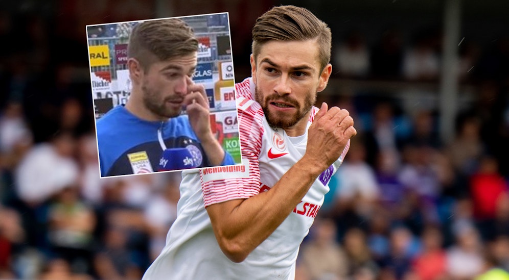 Austrias Andreas Gruber ganz emotional