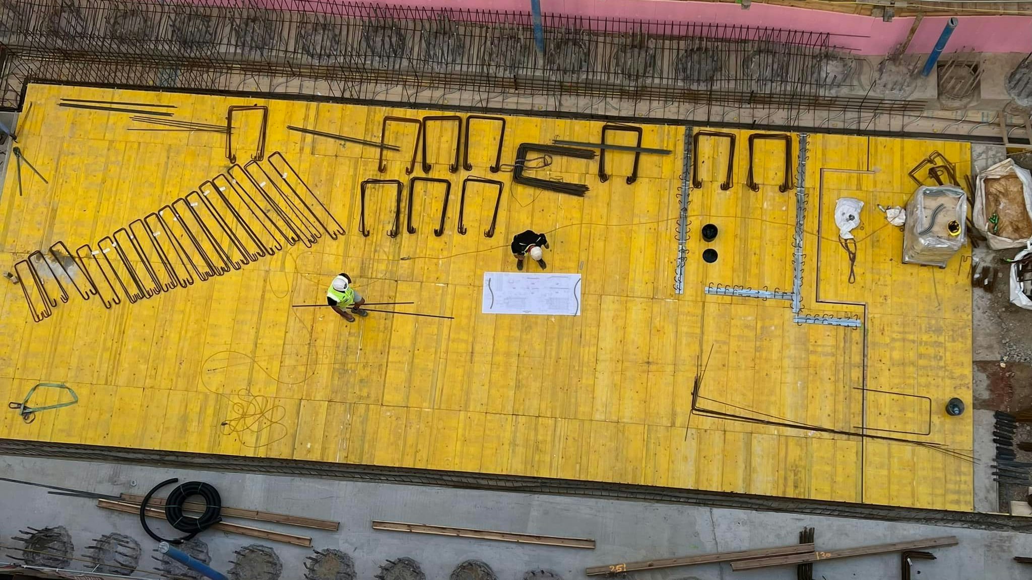 U2/U3-Baustelle in der Kirchengasse in Wien-Neubau.