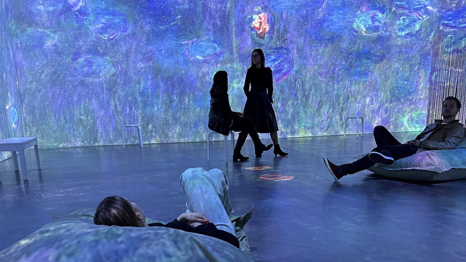 Multimediale Illusionen aus Bild und Ton machen die Werke Claude Monets, einem der größten Künstler des vergangenen Jahrhunderts, sinnlich erlebbar.