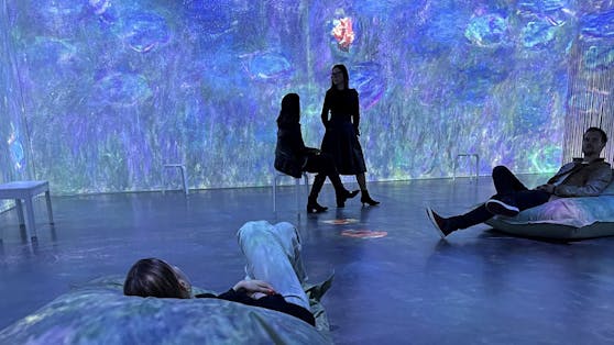 Multimediale Illusionen aus Bild und Ton machen die Werke Claude Monets, einem der größten Künstler des vergangenen Jahrhunderts, sinnlich erlebbar.