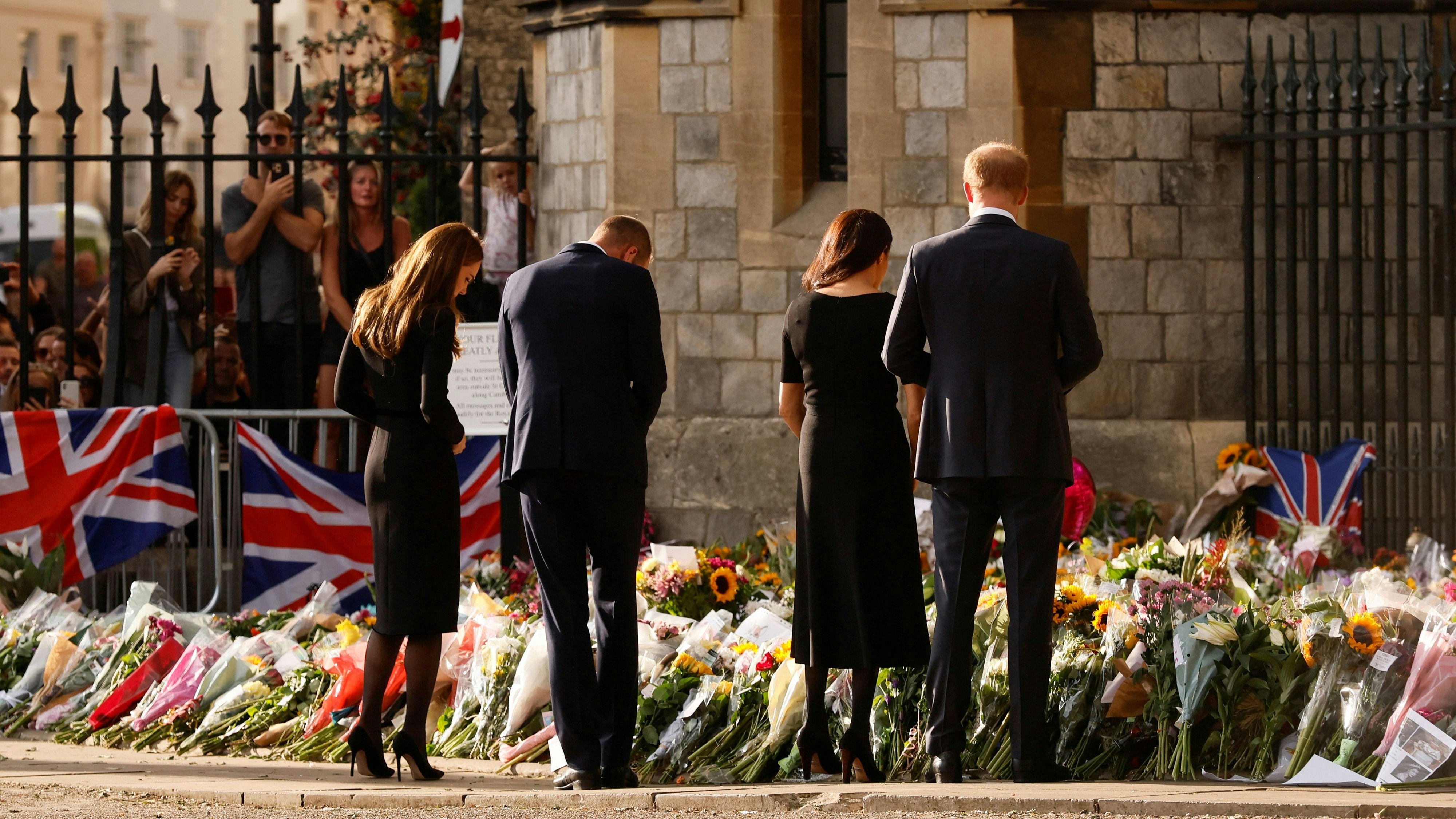 Wieder vereint: Kate, William, Harry und Meghan.