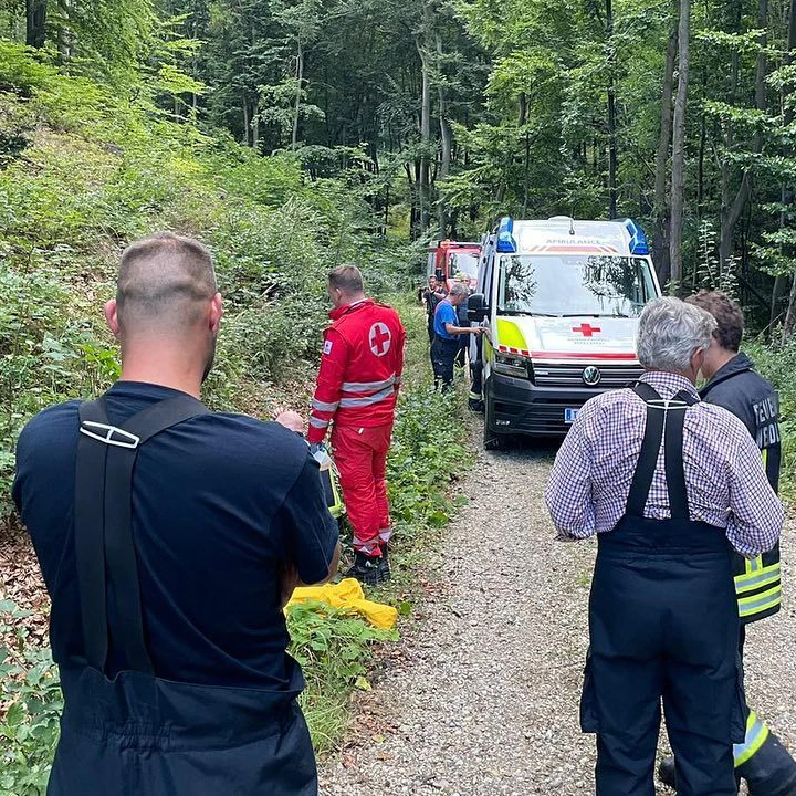 Die Einsatzkräfte fanden die Frau im Gebüsch.