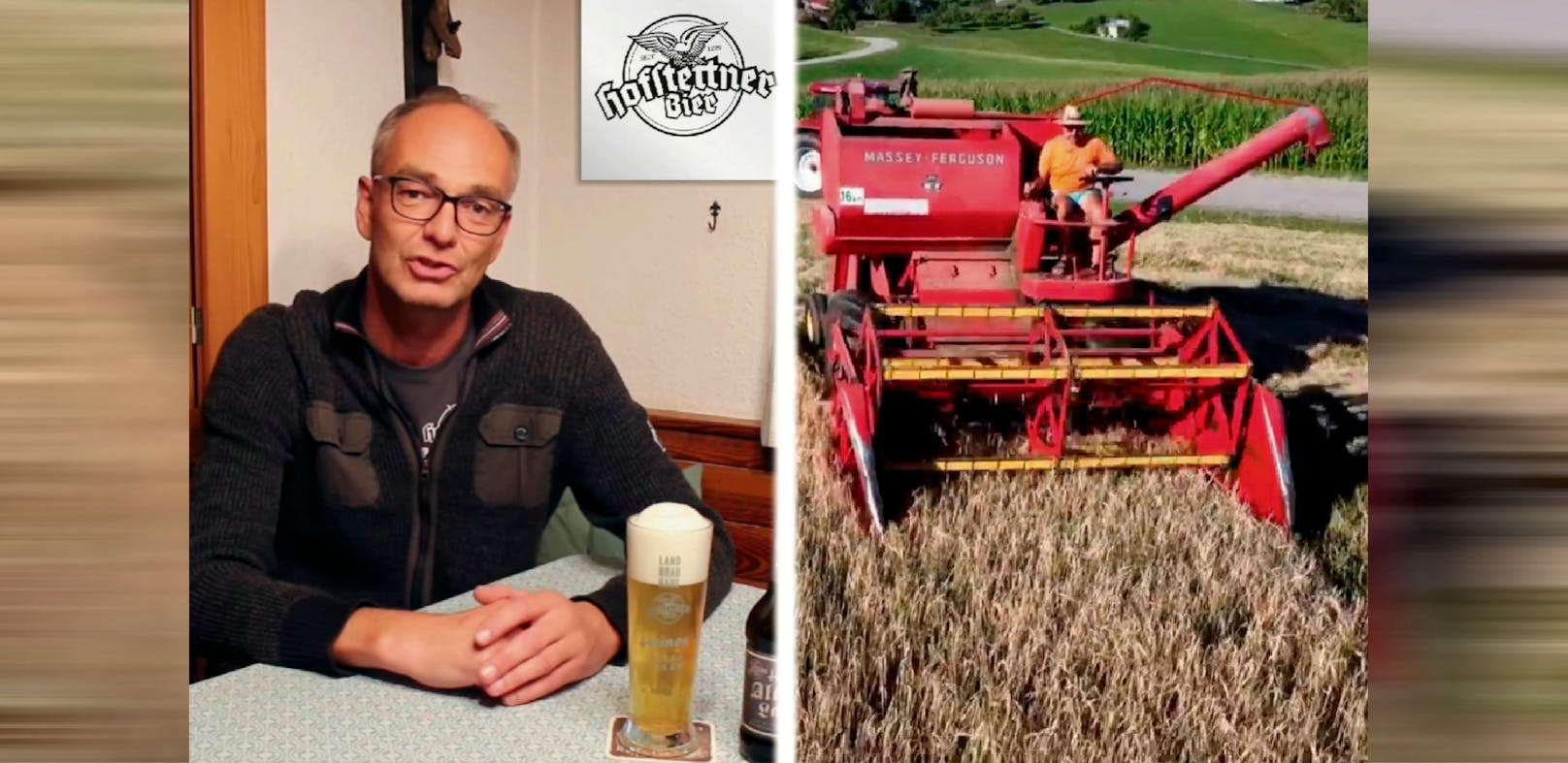 Der Besitzer der Brauerei Hofstetten, Peter Krammer, wandte sich in einer Video-Botschaft an die Kunden.