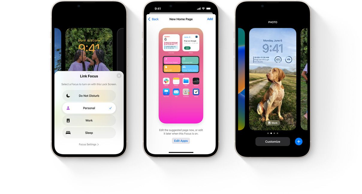Mit iOS 16 können Apple-User jetzt auch ihren Sperrbildschirm selbst gestalten.