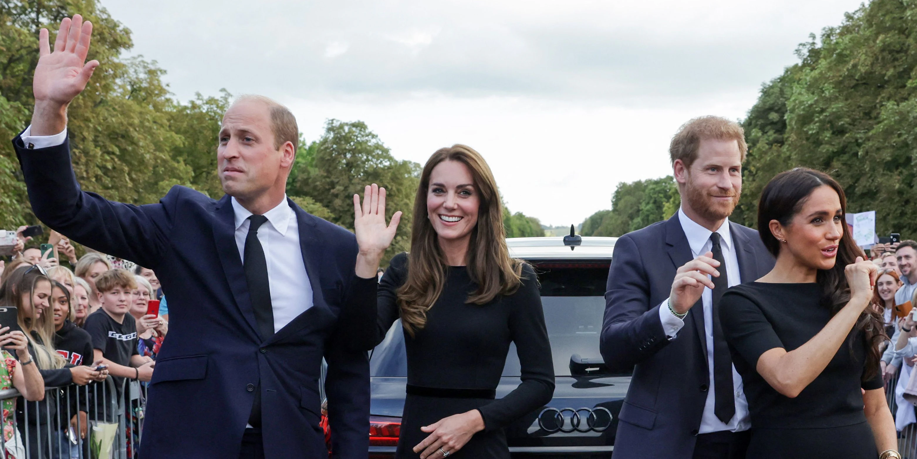 Die vier Royals waren zusammen in Windsor.