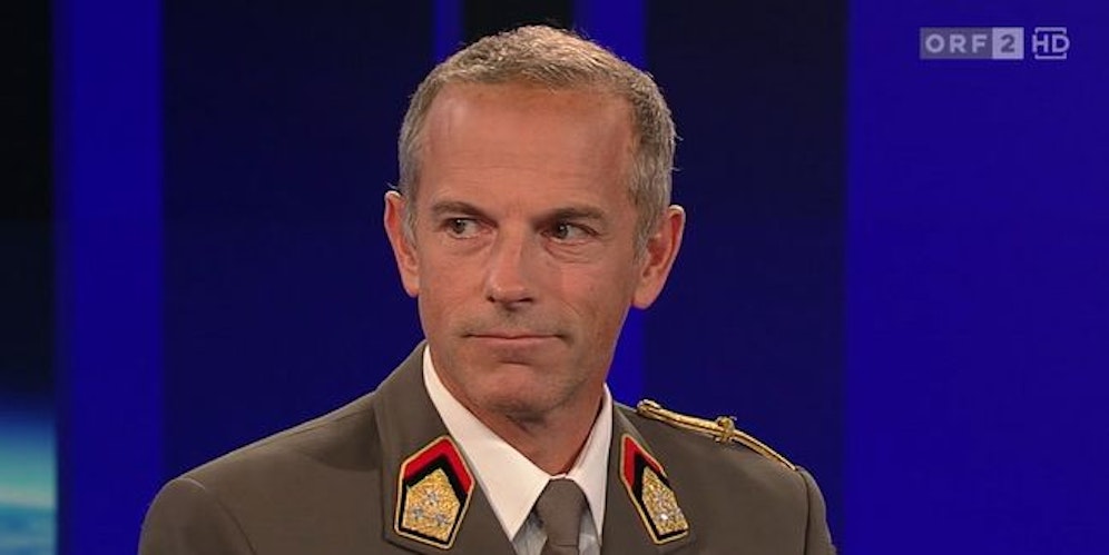 Militärstratege Berthold Sandtner vom Bundesheer in der ORF-