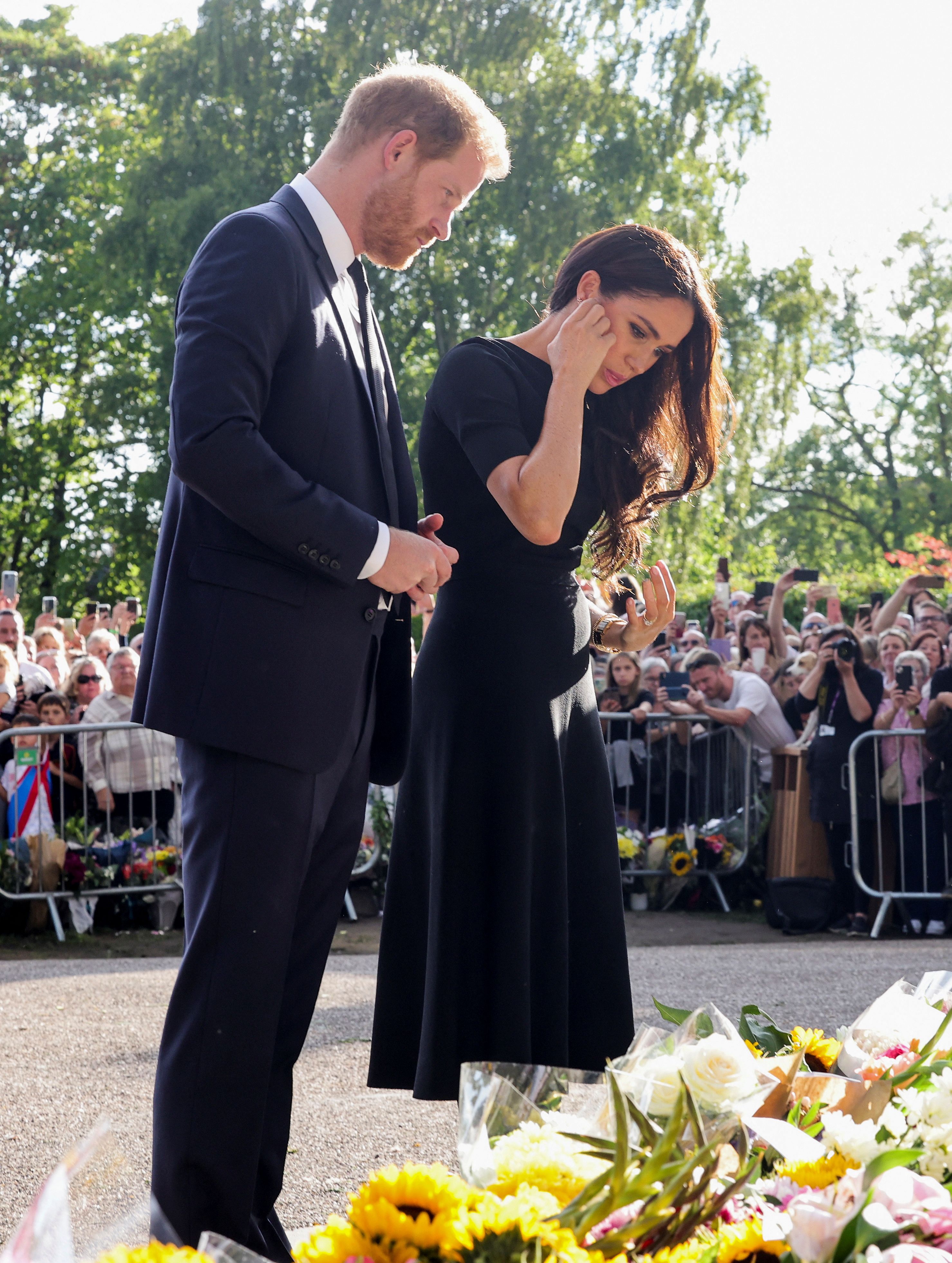 Prinz Harry mit seiner Frau Meghan