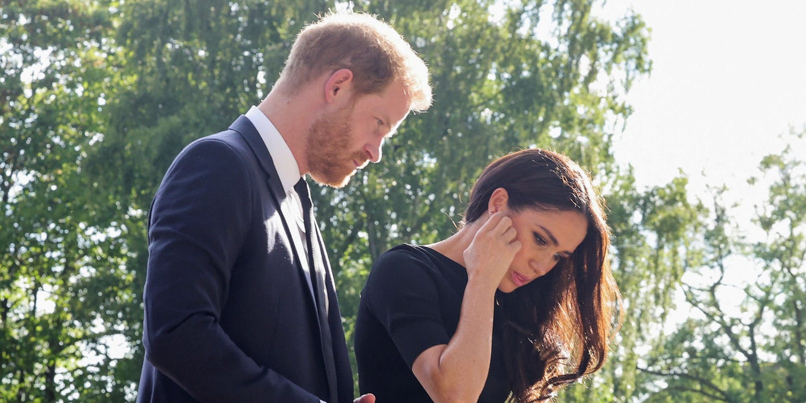 Prinz Harry mit seiner Frau Meghan