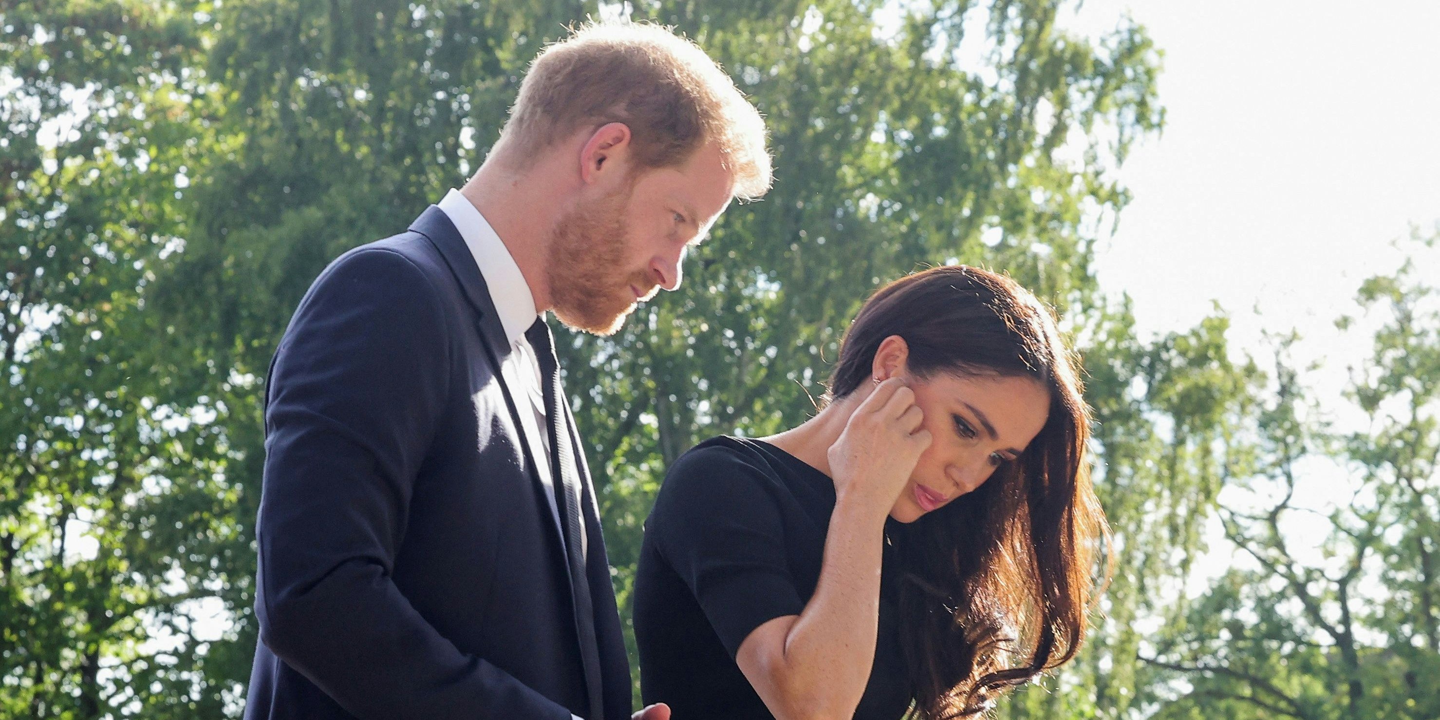 Prinz Harry mit seiner Frau Meghan 