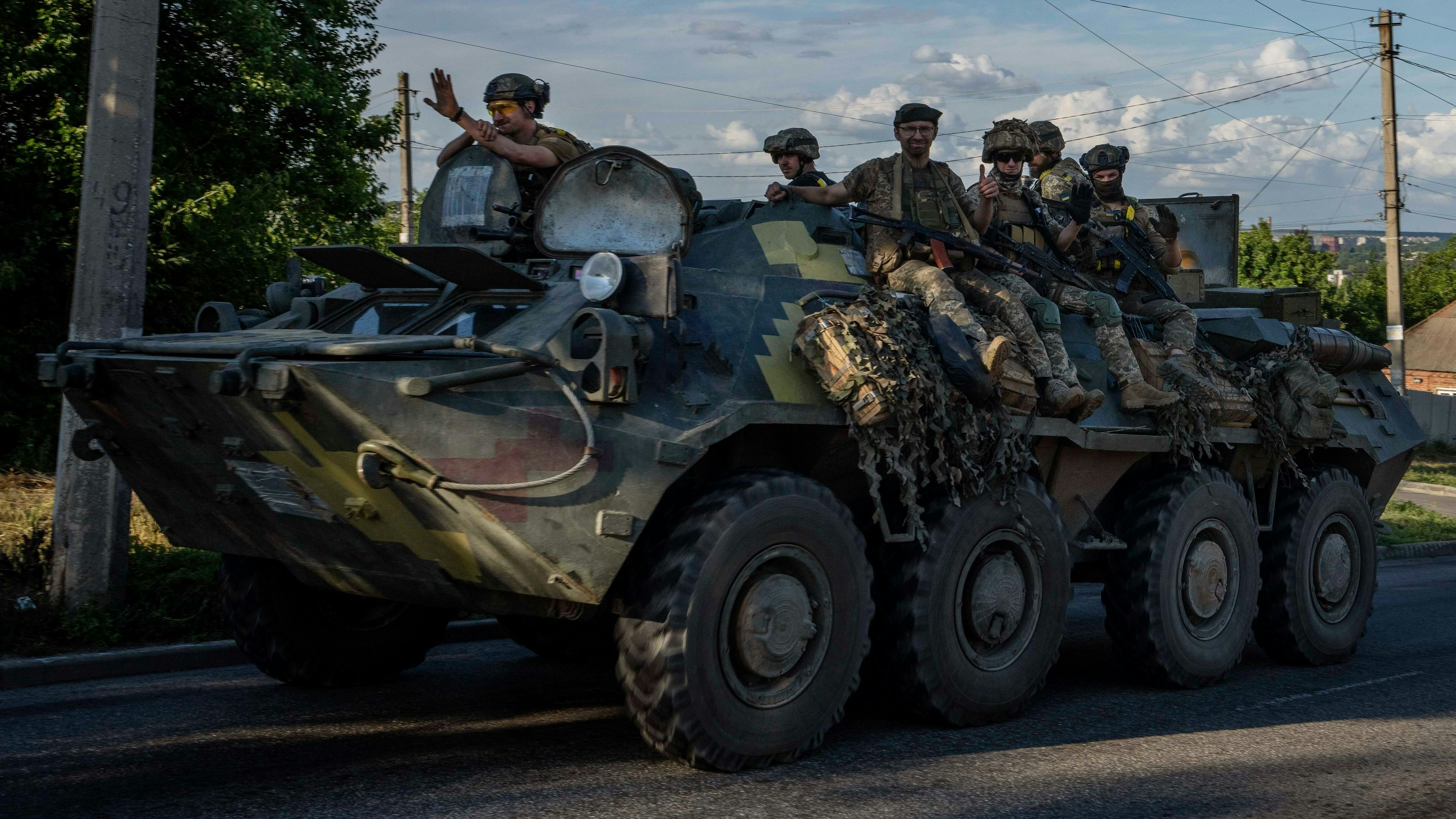 Die Ukraine meldet die Rückeroberung von Gebieten.