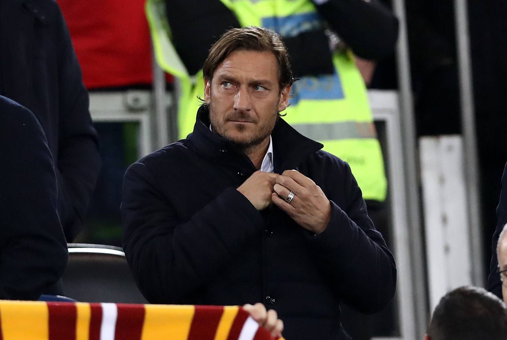 March 11, 2019 - RomFrancesco Totti litt unter Depressionen.e, Italy - Roma v Empoli : Serie A.As Roma former captain and now staff member Francesco Totti at Olimpico Stadium in Rome, Italy on March 11, 2019. AS Roma v Empoli - Serie A PUBLICATIONxINxGERxSUIxAUTxONLY - ZUMAn230 20190311_zaa_n230_746 Copyright: xMatteoxCiambellix  