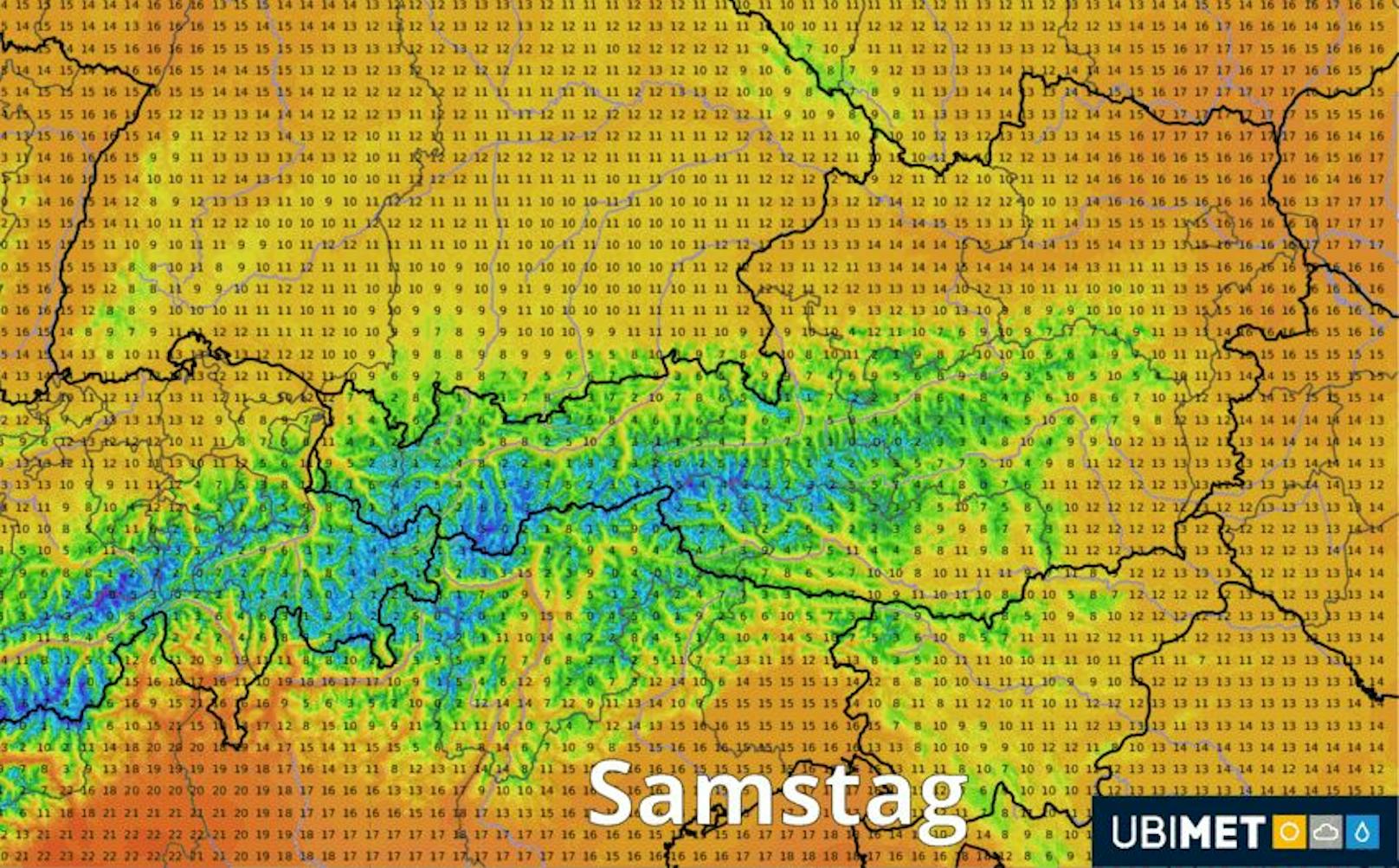 In Österreich wird es jetzt deutlich kühler.