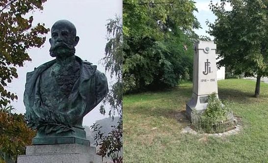 Die Kaiserbüste wurde am Hauptplatz in Schleinbach gestohlen.