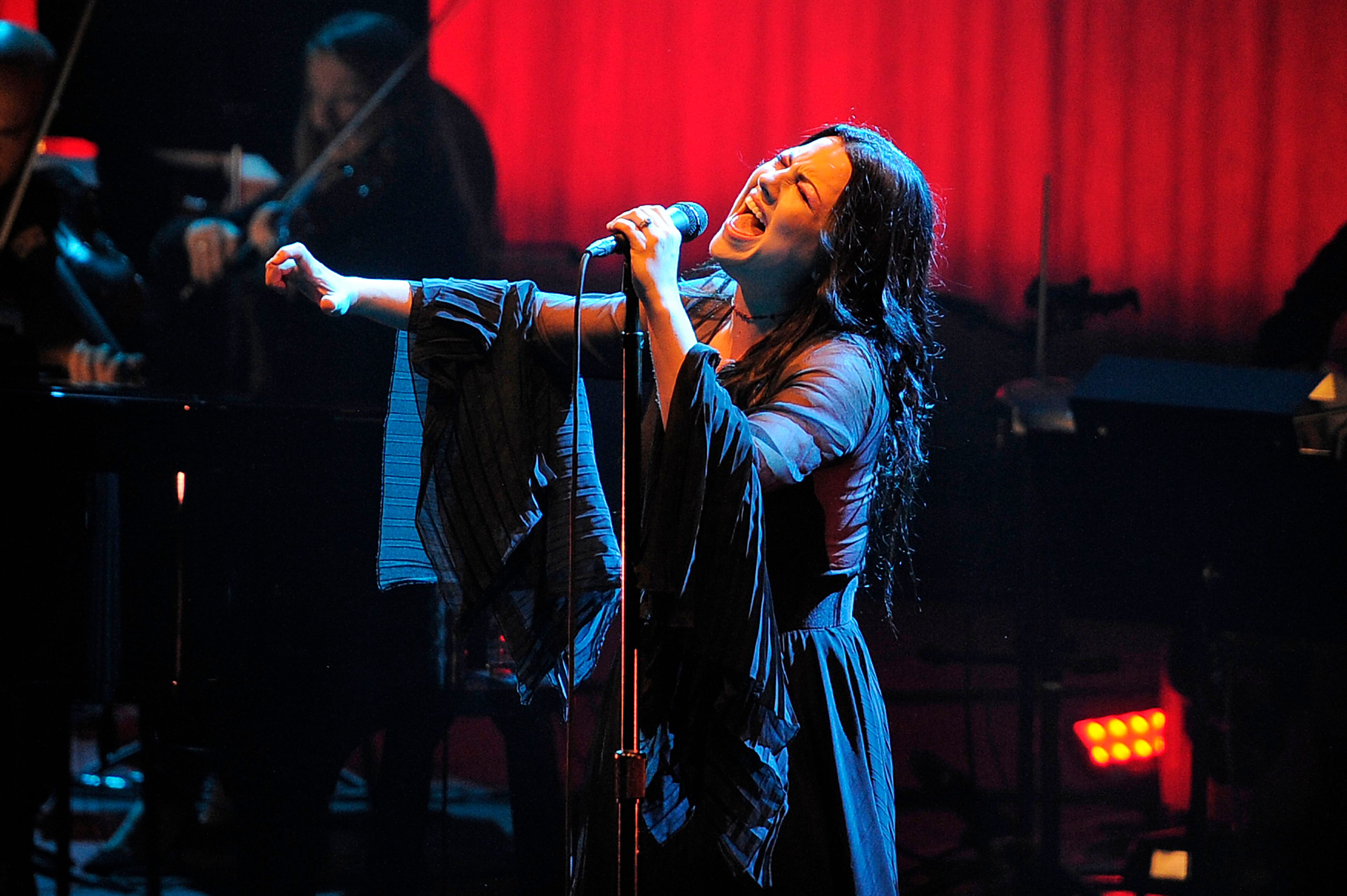 Download von www.picturedesk.com am 13.09.2022 (10:03).  Evanescence performing at Royal Festival Hall, London, UK on March 30, 2018 - 20180330_PD7847 - Rechteinfo: Rights Managed (RM)