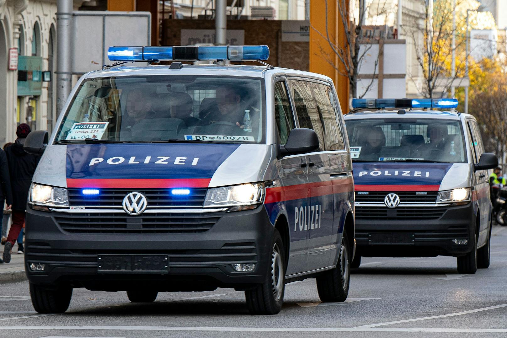 Die Polizei rückte am Montag nach Wien-Mariahilf aus.