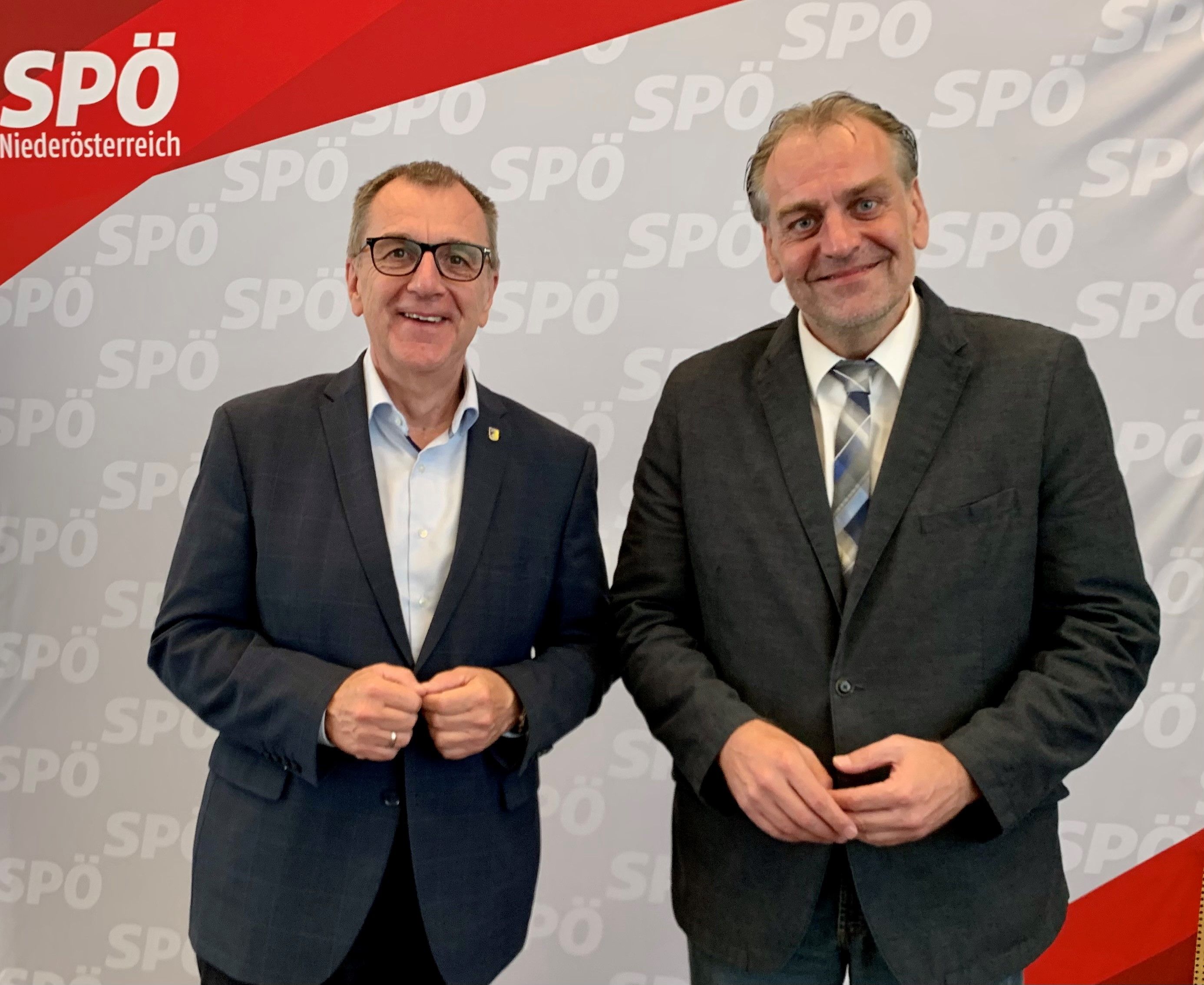 NÖ GVV-Präsident Rupert Dworak und GVV-Österreich-Vorsitzender NR Bgm. Andreas Kollross