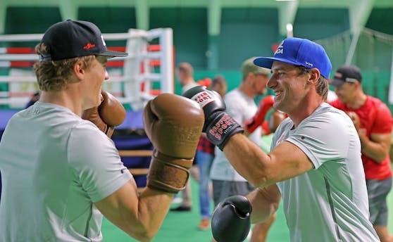 Matthias Mayer beim ÖSV-Boxtraining in Going.