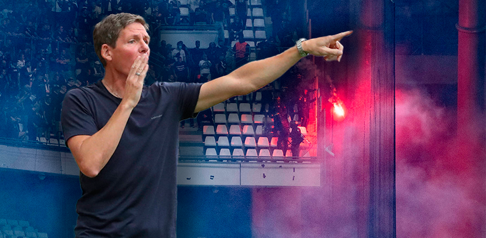 Oliver Glasner findet klare Worte für den Fan-Eklat in Marseille. 