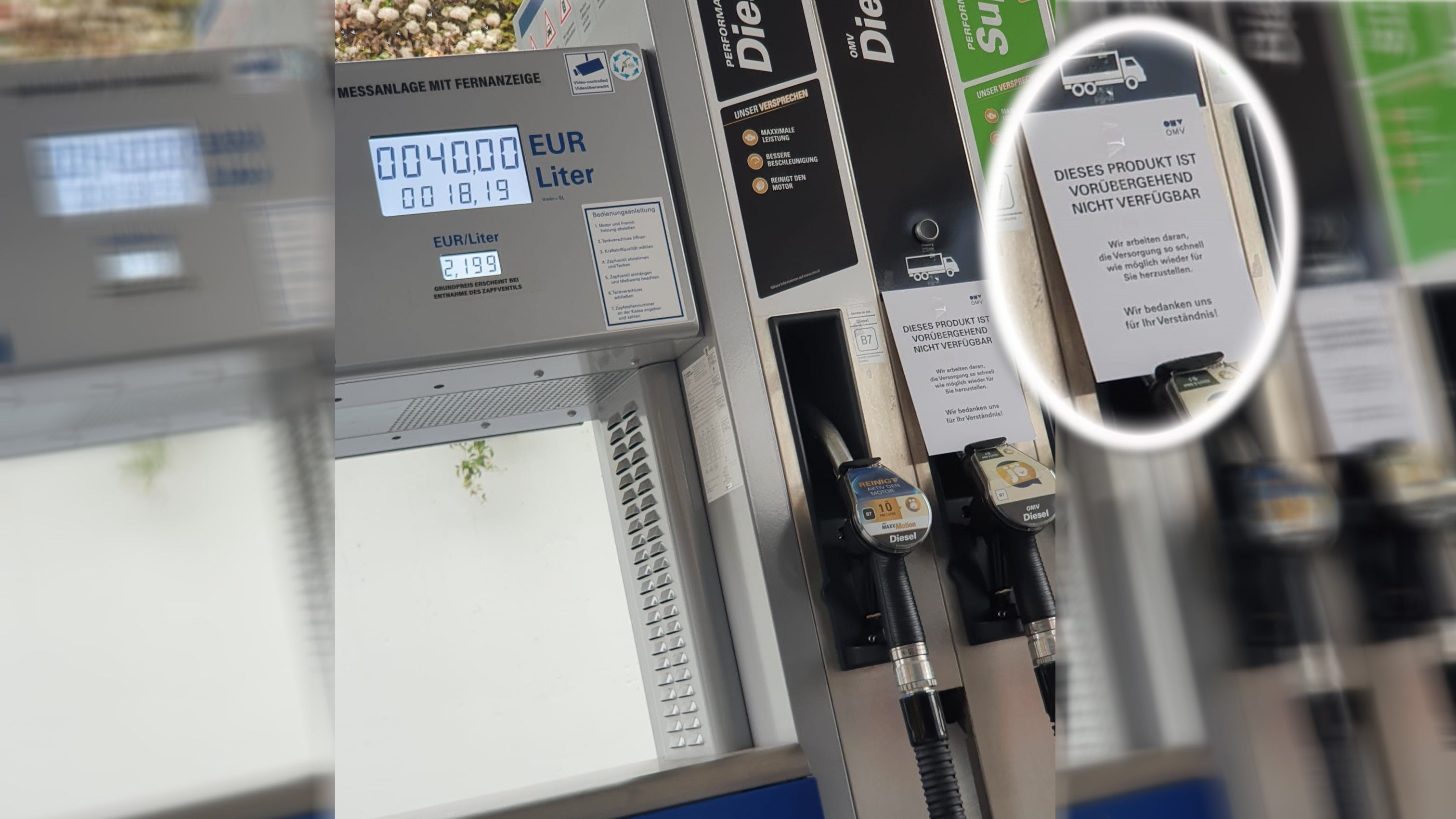 Prekärer Diesel-Mangel in Wien-Favoriten spitzt sich zu