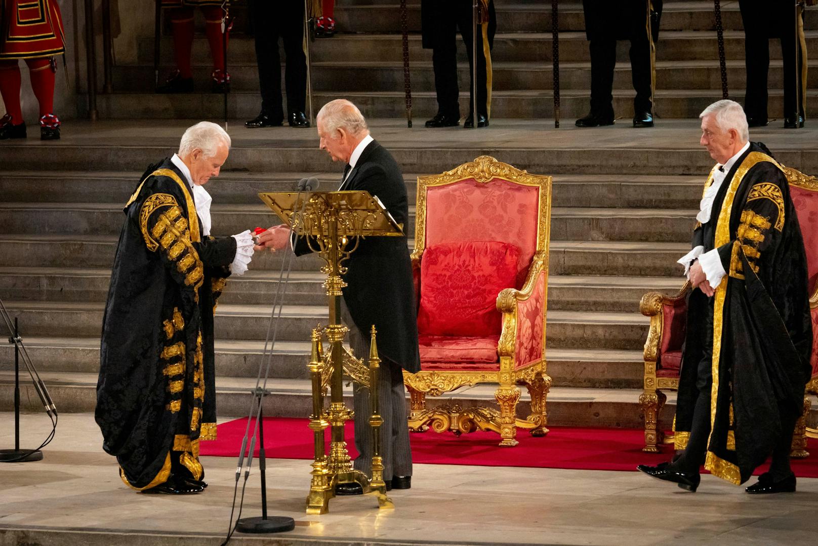König Charles III. - hier in der Westminster Hall (12. September 2022)