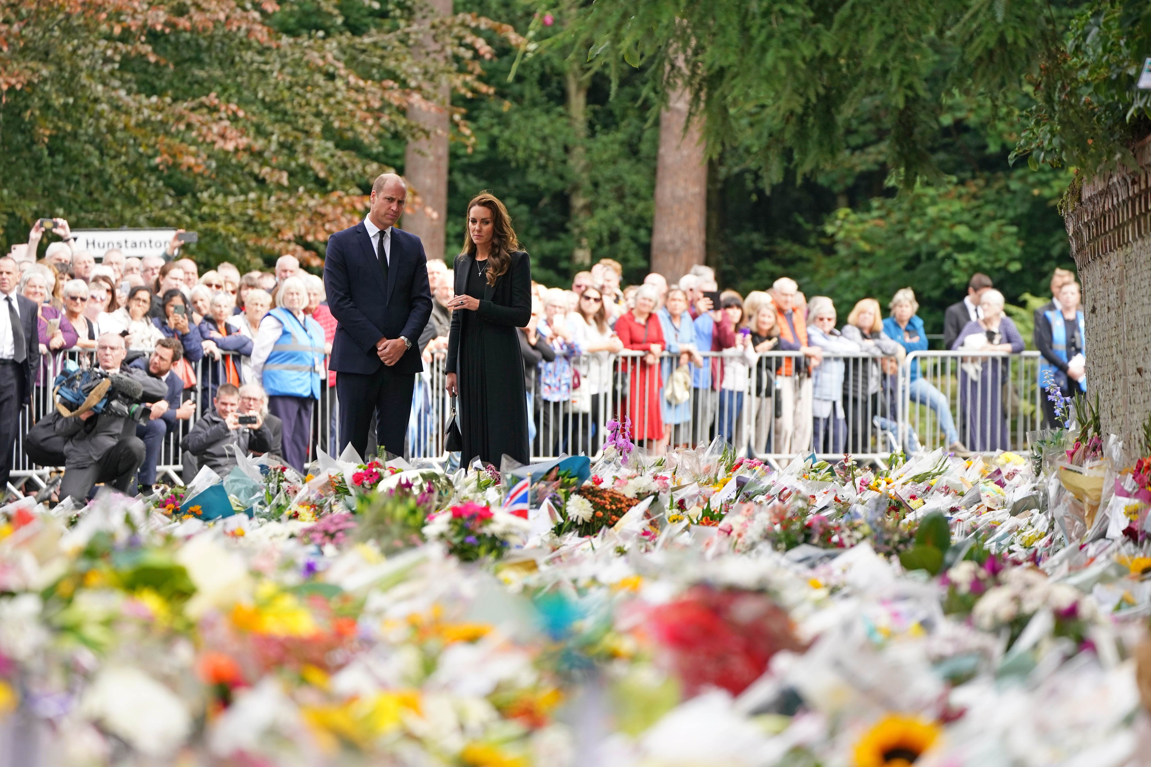 In Norfolk trafen Prinz William und Catherine auf das Volk.